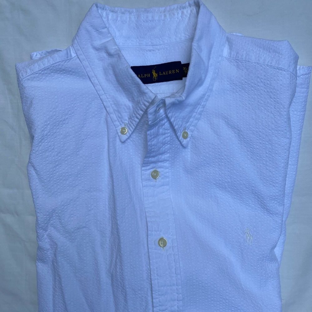 Ralph Lauren Polo Seersucker Short Sleeves Shirt